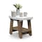 Mayne Mesa Chair x2 & Table Set - White 8705-W - alternate 9